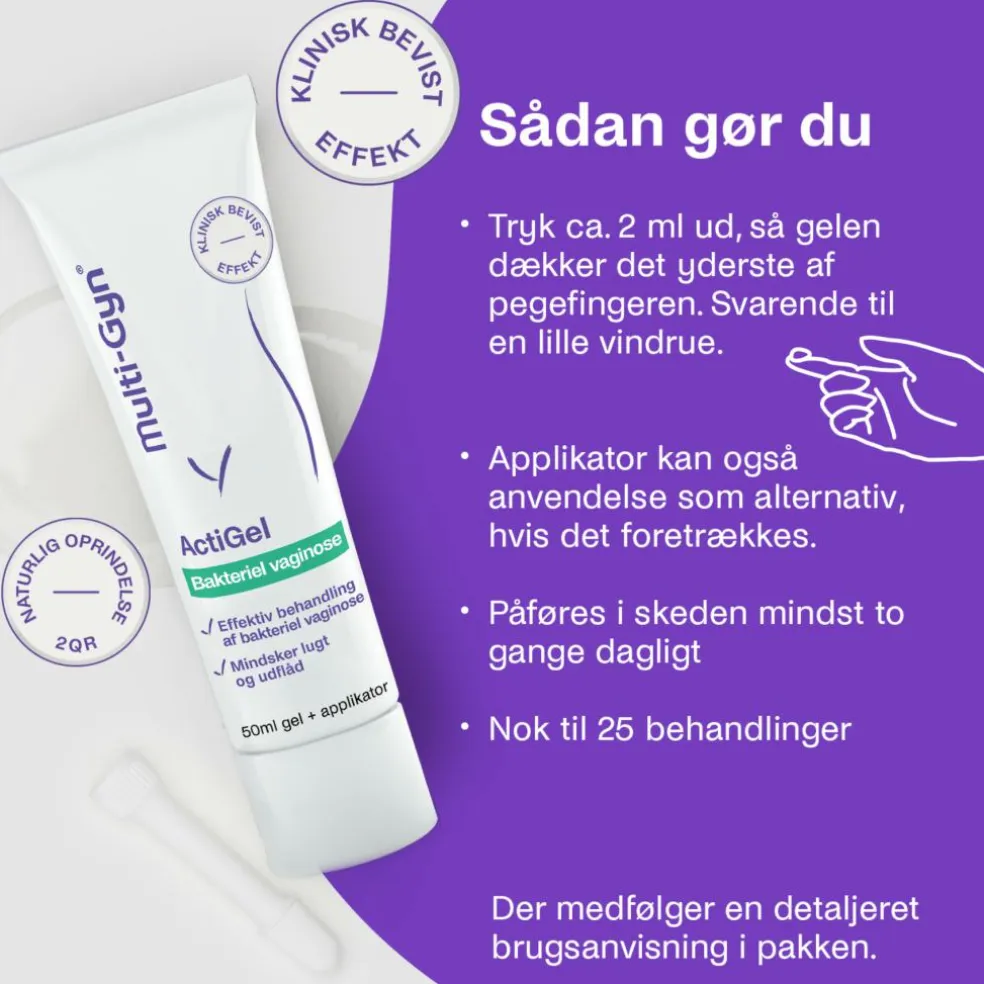 Actigel til Bakteriel Vaginose
