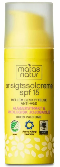 Ansigtssolcreme SPF 15