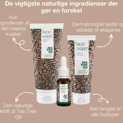 Ansigtssæt til pleje ved rødme og rosacea