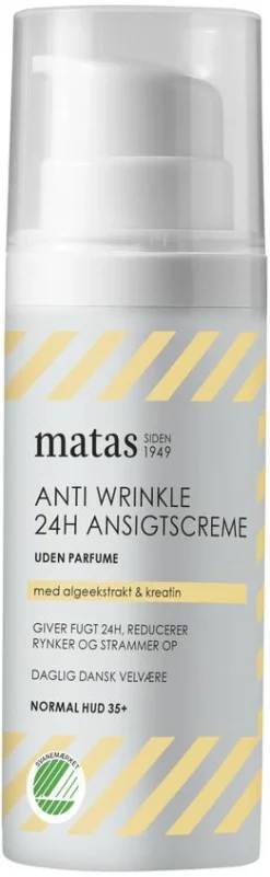 Anti Wrinkle 24H Ansigtscreme til Normal Hud Uden Parfume