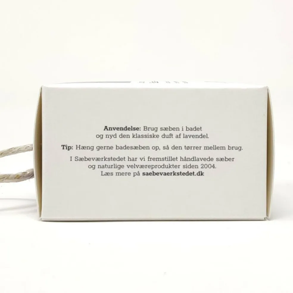 Badesæbe på snor, Lavendel