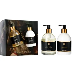 Benjamin Barber Gift Set Saffron & Leather Hand Duo