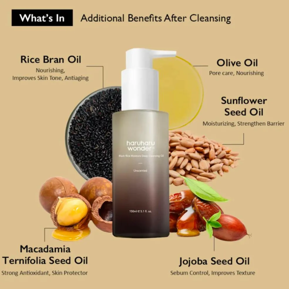Black Rice Moisture Deep Cleansing Oil