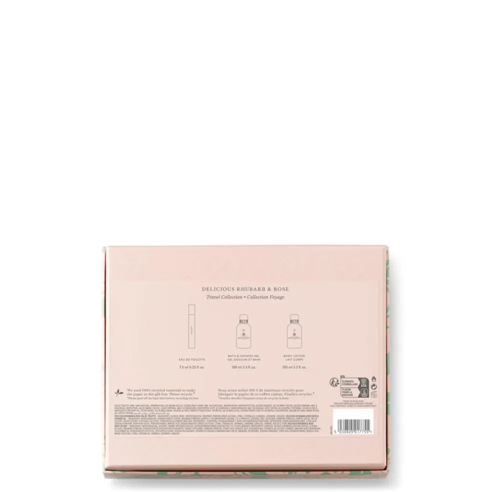 Delicious Rhubarb & Rose Travel Collection