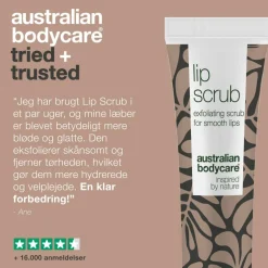 Eksfolierende lip scrub til tørre læber 15 ml