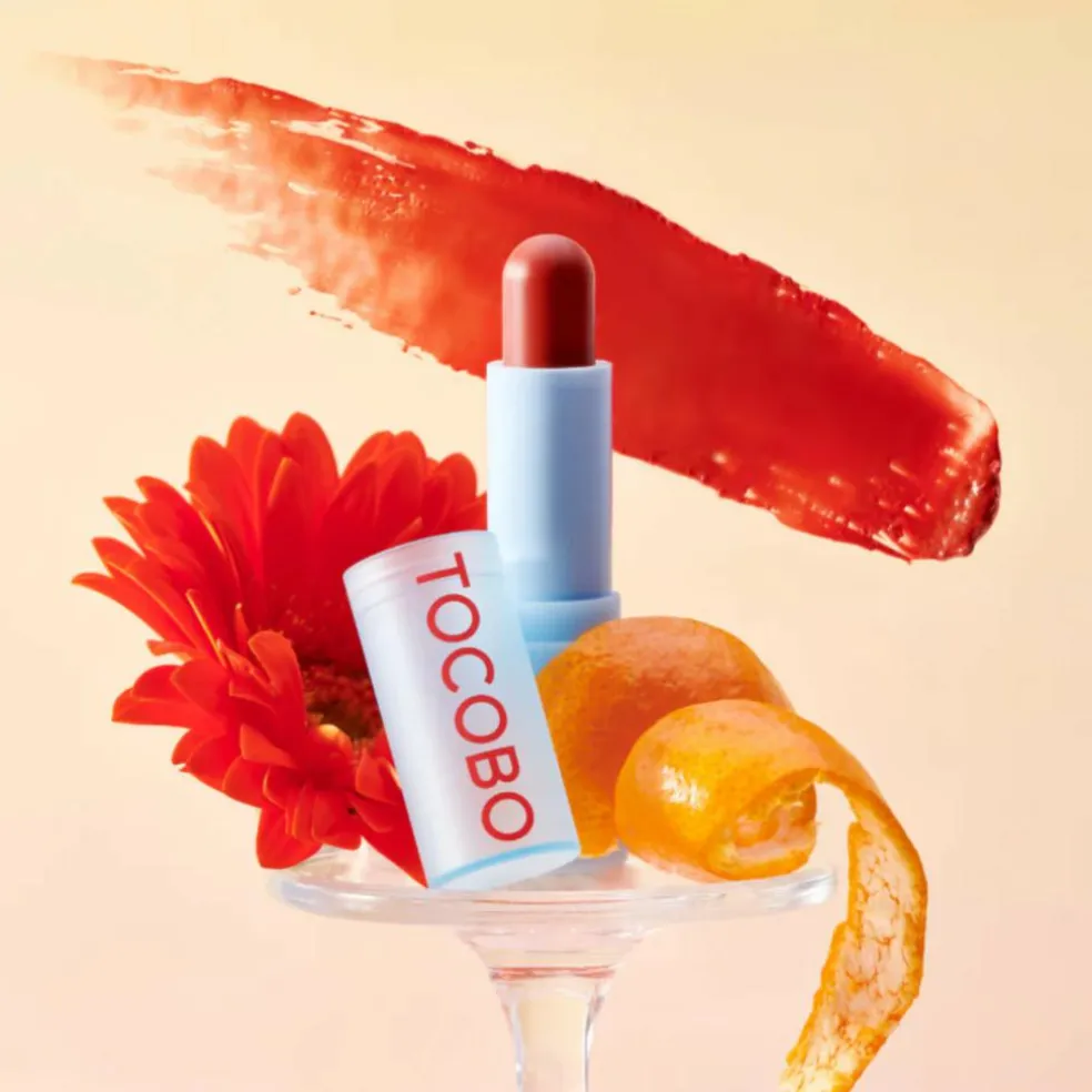 Glass Tinted Lip Balm Tangerine Red