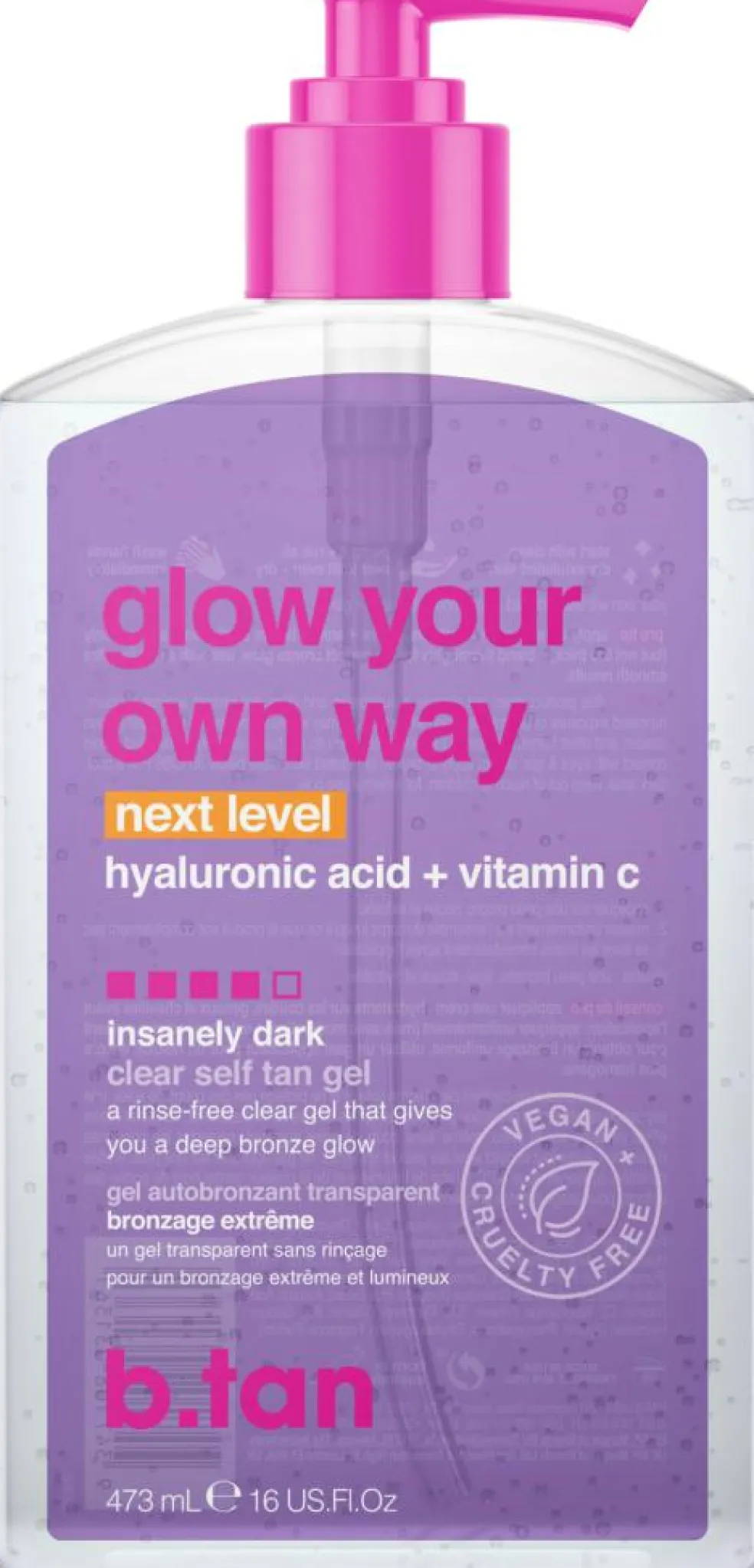 Glow Your Own Way Clear Self Tan Gel