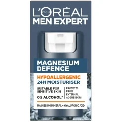 Men Expert Magnesium Defence Hypoallergenic 24H Moisturiser
