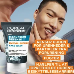 Men Expert Magnesium Defence Hypoallergenic Face Wash