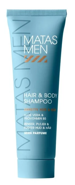 Men Hair & Body Shampoo til Sensitiv Hud Uden Parfume