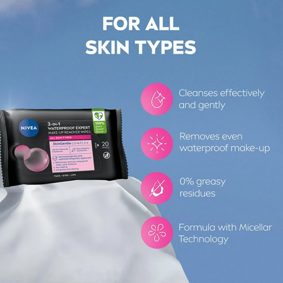 Micellair Expert Make-up Remover Wipes