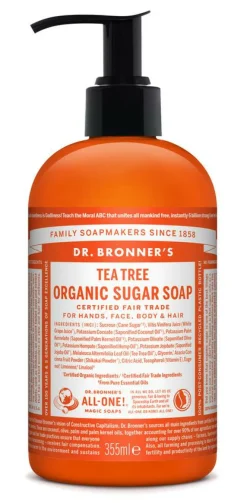 Organic Sugar Soap Tea Tree