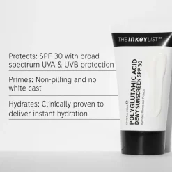 Polyglutamic Acid Dewy Sunscreen SPF30