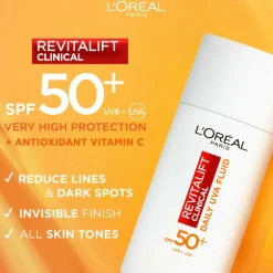 Revitalift Clinical Daily Moisturizing Fluid SPF50