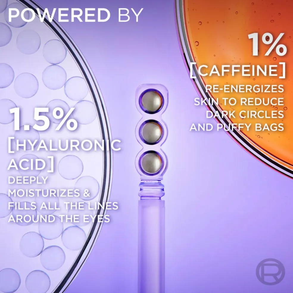 Revitalift Filler Eye Serum 2.5% Hyaluronic Acid + Caffeine