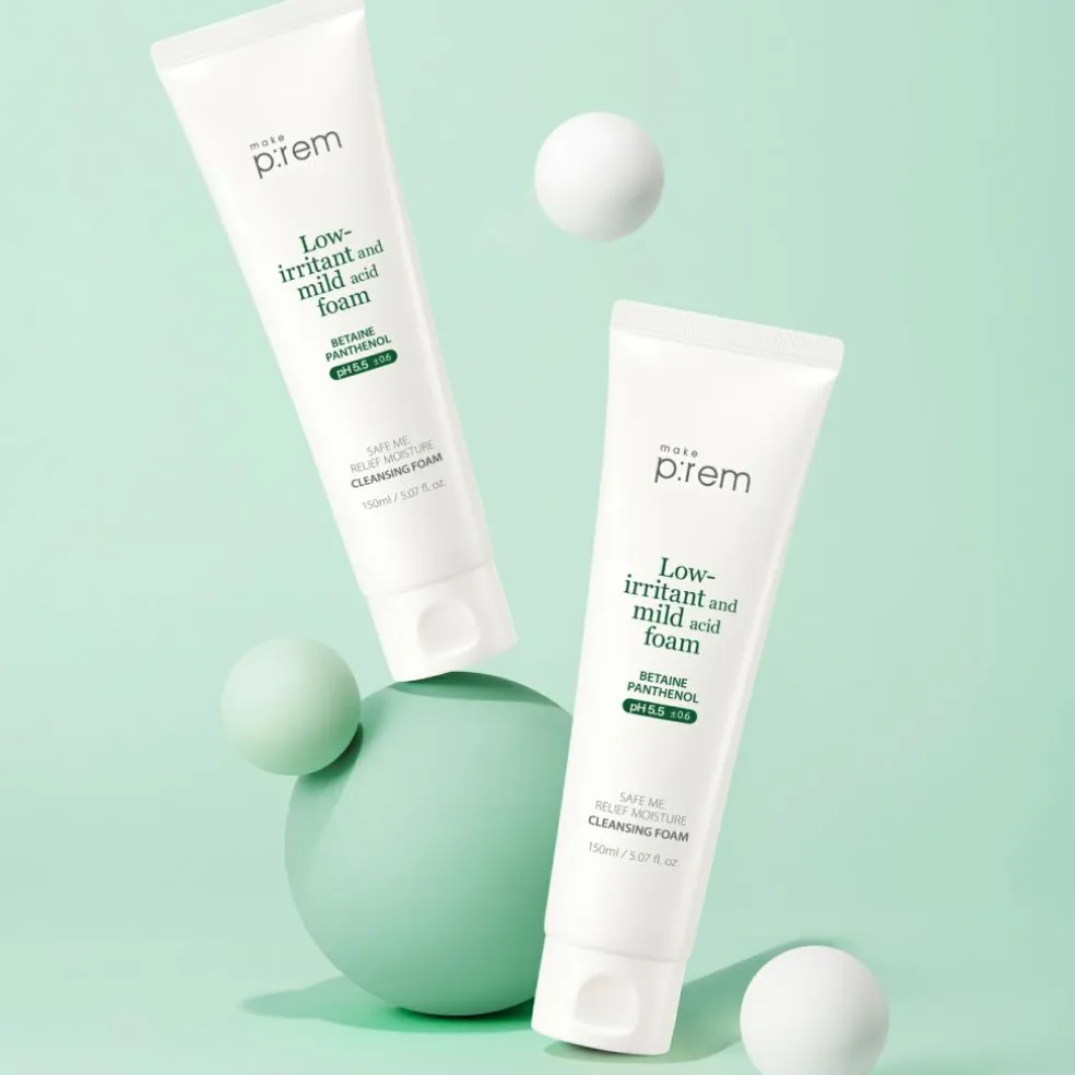 Safe me. Relief moisture cleansing foam