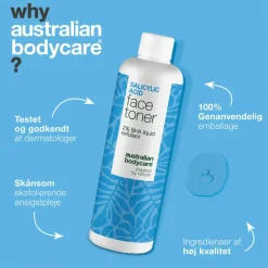 Salicylic acid face toner - 2% BHA exfoliant