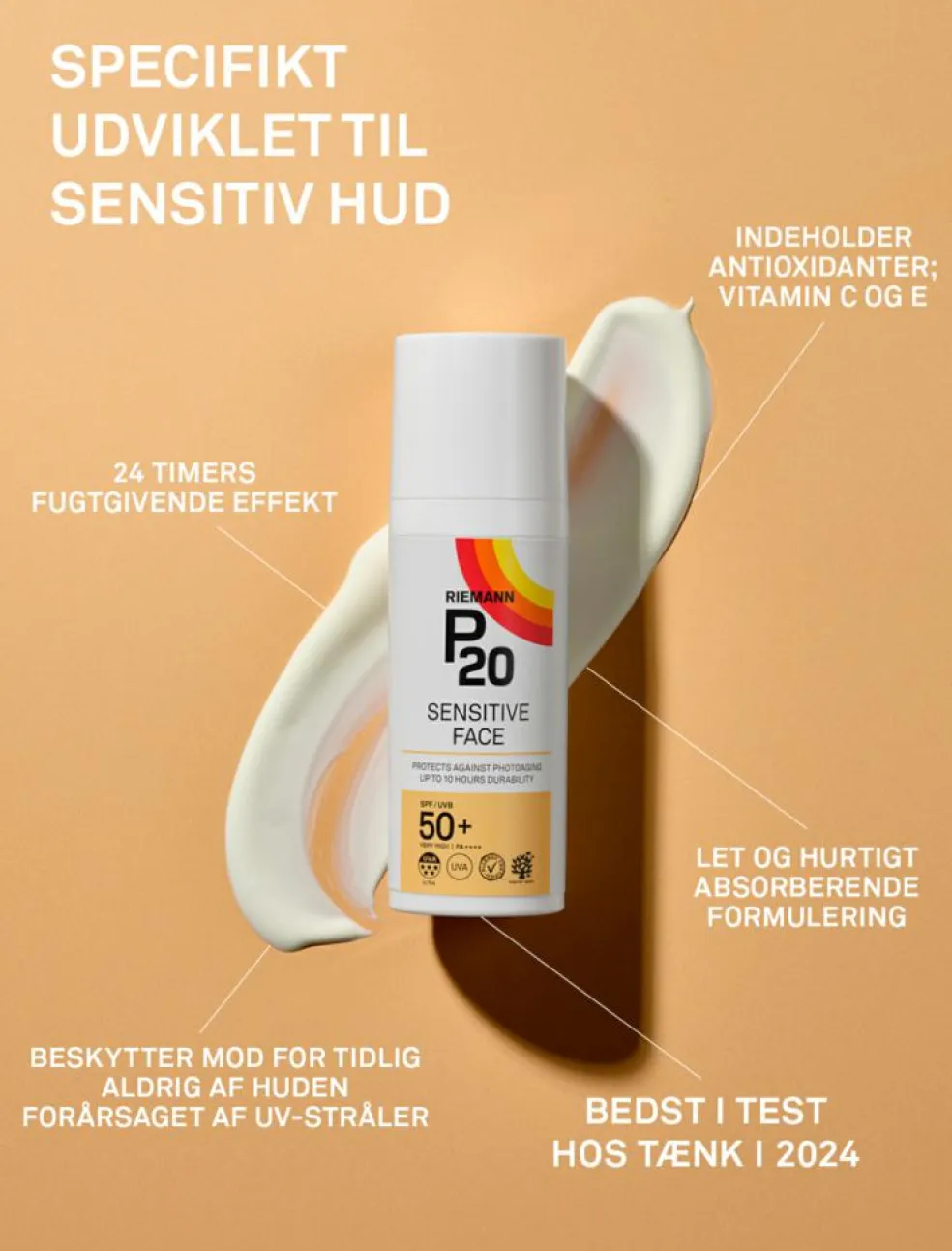 Solcreme Sensitive Face SPF 50+