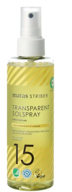 Solspray Transparent SPF 15 Uden Parfume