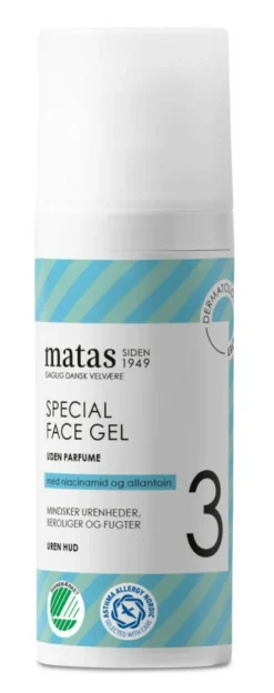 Special Face Gel til Uren Hud Uden Parfume