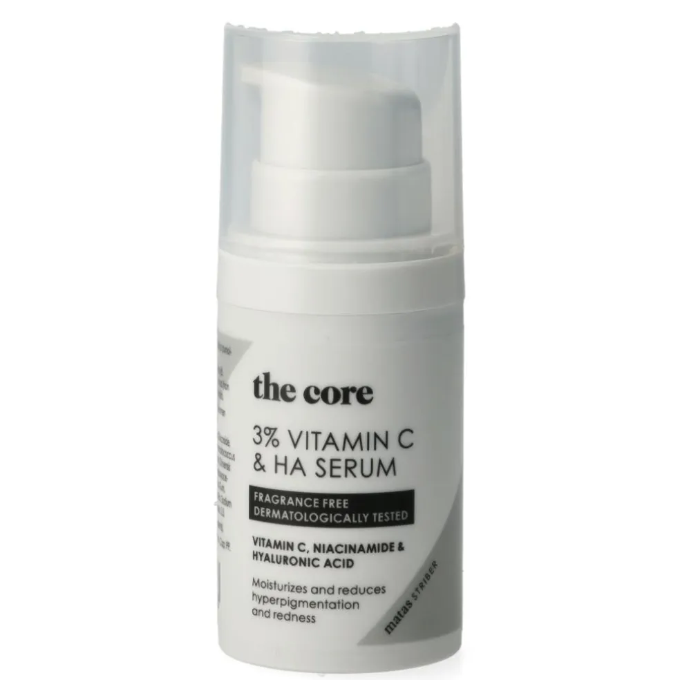 The Core 3 % Vitamin C & HA Serum Uden Parfume
