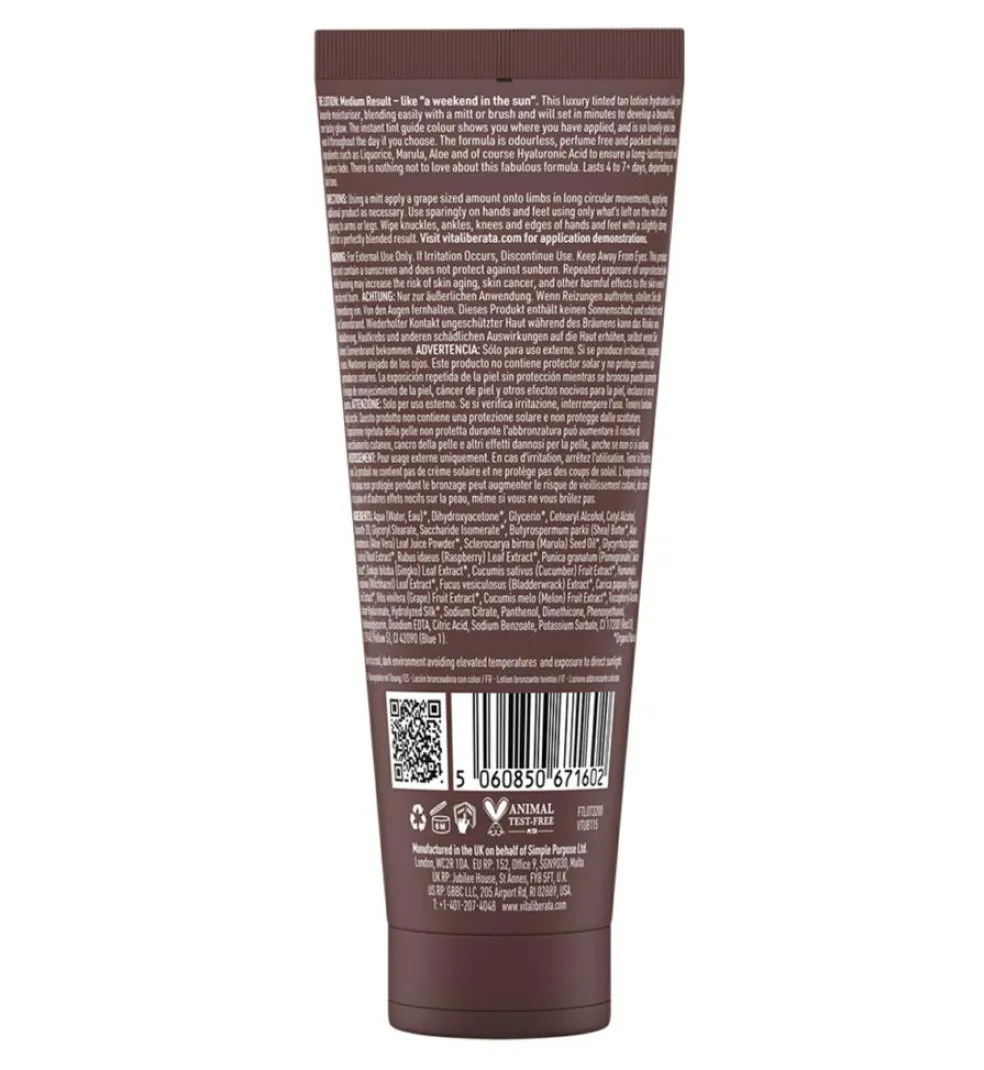 Tinted Tanning Lotion