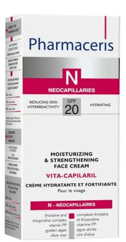 Vita-Capilaril Moisturizing Strengthening Face Cream SPF 20